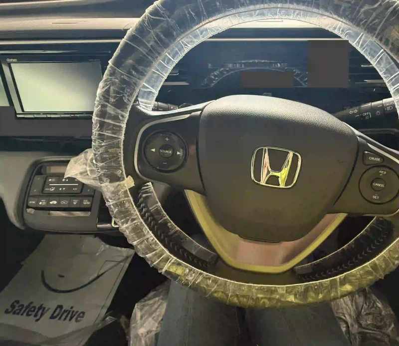 Honda認定中古車到着時の状態。